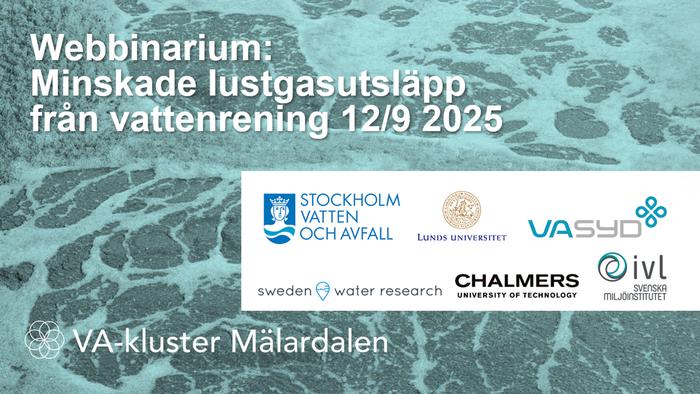 YouTube-startbild: Minskade lustgasutsläpp från vattenrening